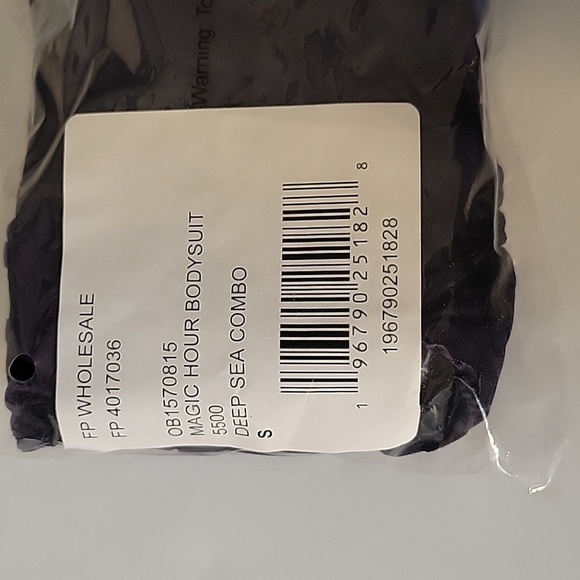 Free People Magic Hour Bodysuit in Deep Sea Combo•S - Picture 13 of 13